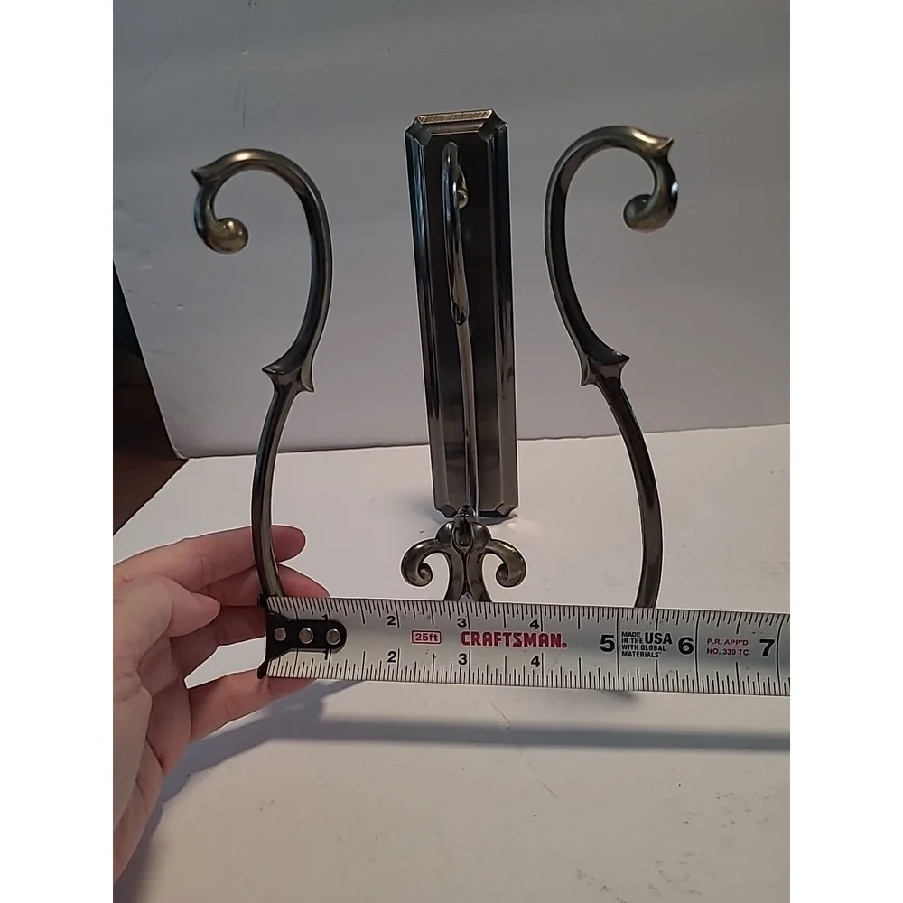 PartyLite Soliloquy‎ Scrolled Antique Brass 8.6" 2 Wall Sconces Retired P7773B - Picture 11 of 12